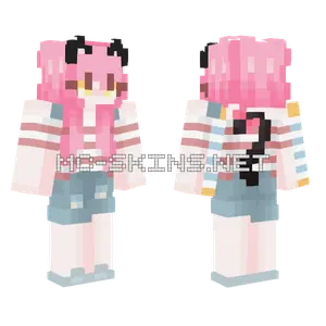 Kawaii 4th Chan Minecraft skin