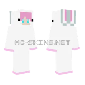 Kawaii Bunny Girl Minecraft skin