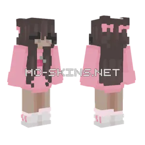 Kawaii Cat Girl Minecraft skin