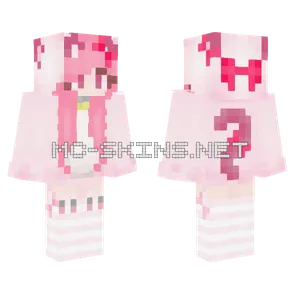 Kawaii Channn Pink Minecraft skin
