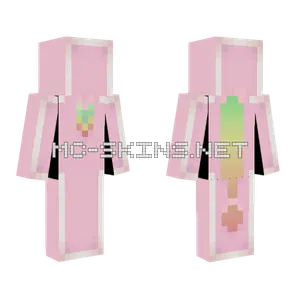 Kawaii Life Announcement Minecraft skin