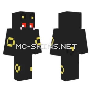 Kawaii Umbreon Minecraft skin