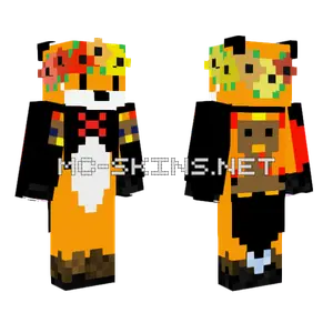 Keeneowo Orange Fox Minecraft skin