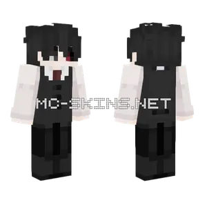 Ken Kaneki Anteiku Minecraft skin