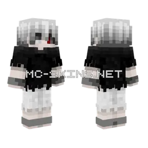 Ken Kaneki Chains Minecraft skin