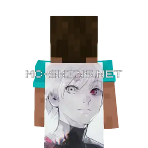 Ken Kaneki cape, outside and lining