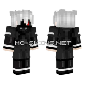Ken Kaneki Minecraft skin