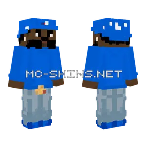 Kendrick Lamar Blue Outfit Minecraft skin