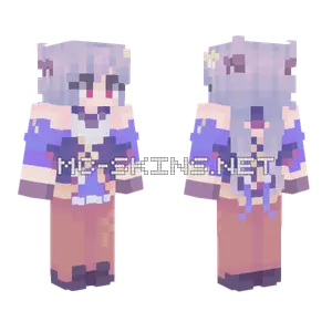 Keqing Minecraft skin