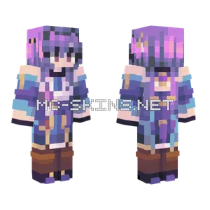 Keqing Minecraft skin