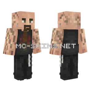 Kerry King Tattooed Man Minecraft skin