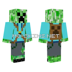 Kevin The Jackhammer Creeper Minecraft skin