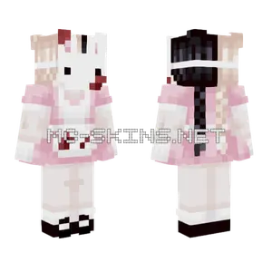 Killer Bunny Variant Minecraft skin