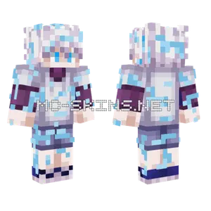 Killua Lightning Form Minecraft skin