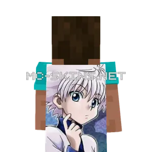 Killua Zoldyck cape, outside and lining
