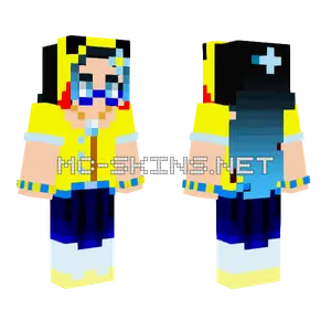 Kim S Main Outfit Top Ponytail Minecraft skin