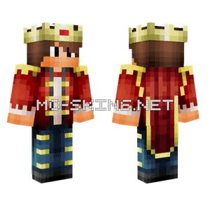 King Minecraft skin