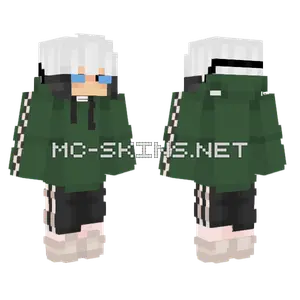 King Green Jacket Minecraft skin