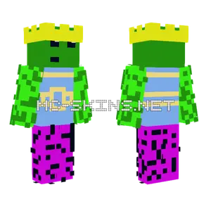 King Leaf Feet Minecraft skin