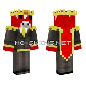 King Mooshroom Minecraft skin