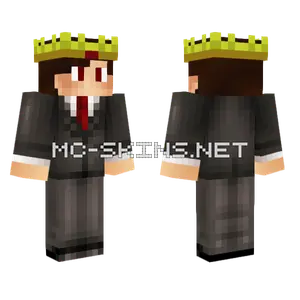 King Suit Boy Minecraft skin