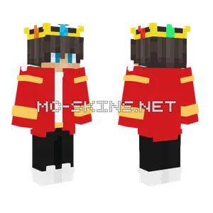 King With Crown Minecraft skin