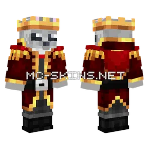 King Wolf Skin Minecraft skin