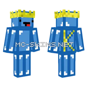 Kingblue3212 Blue Narwhal Minecraft skin