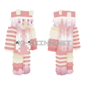 Kinoko Pink Outfit Minecraft skin