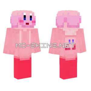 Kirby Hoodie Minecraft skin