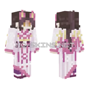 Kitsune Girl Minecraft skin