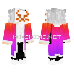 Kitsune Mask Robe Minecraft skin