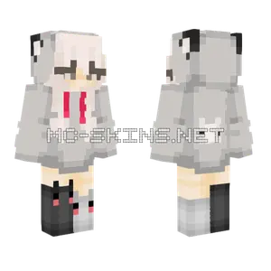 Kitty Hoodie Minecraft skin