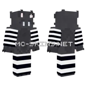 Kitty V6 Minecraft skin