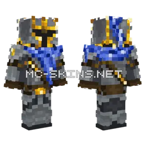 Knight Blue Minecraft skin