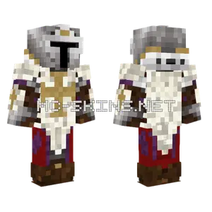 Knight Templar Armor Minecraft skin
