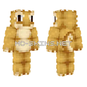Knob Tail Gecko Minecraft skin