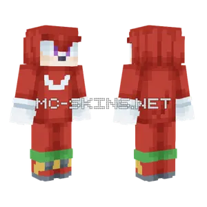 Knuckles Modern Minecraft skin