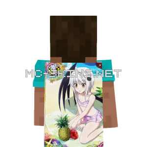 Koneko Toujou Bikini cape, outside and lining