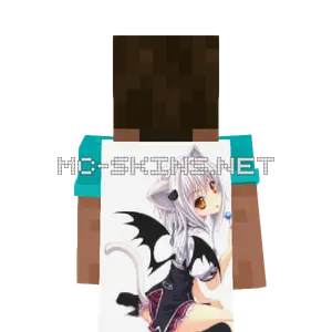 Koneko Toujou School Uniform cape, outside and lining