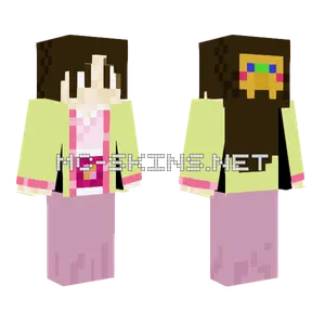 Korean Goryeo Period Hanbok Girl Minecraft skin