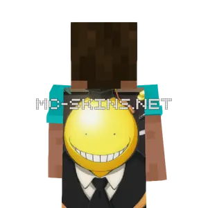 Koro-sensei cape, outside and lining