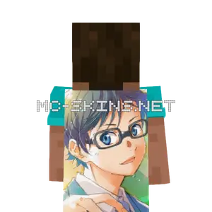 Kousei Arima cape, outside and lining
