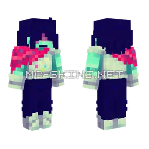 Kris Dark World Ver Deltarune Minecraft skin