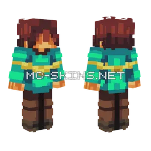 Kris Deltarune Minecraft skin