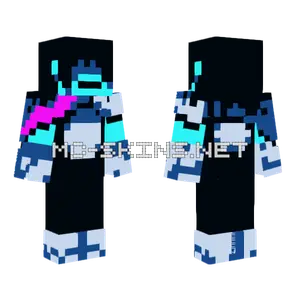 Kris Deltarune Minecraft skin