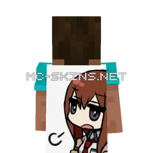 Kurisu Makise Chibi cape, outside and lining