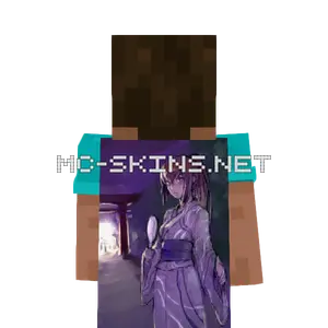 Kurisu Makise Kimono cape, outside and lining