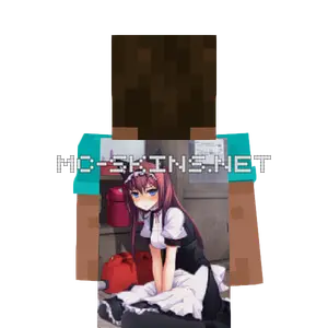 Kurisu Makise Maid cape, outside and lining