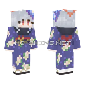 Kurodate Haruna New Year Minecraft skin